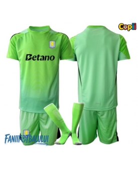 Aston Villa Portarii Echipament de Fotbal Replică 2025-26 Copii Deplasare (+ Șorturi)